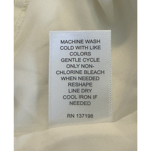 House Of Harlow 1960 Ivory Linen Shorts Women Size Large Belted Lined NWOT - Picture 9 of 10